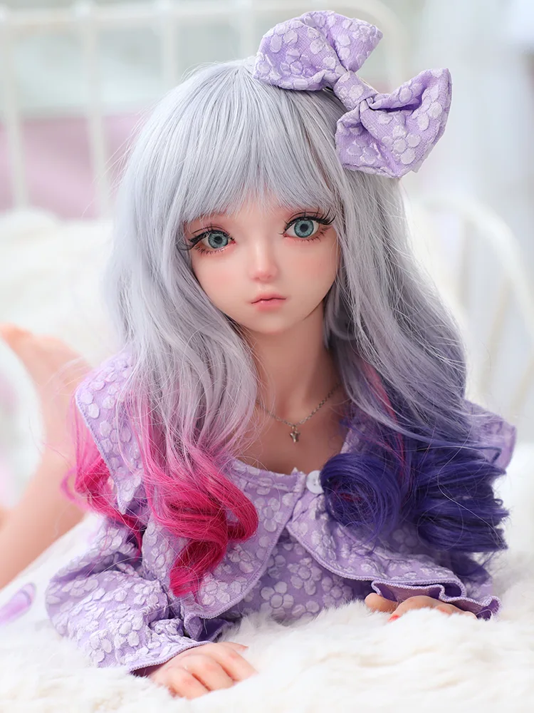 Anime Style Nhã Lâm 80cm Purple Dress Full Body Sex Doll — hình 8
