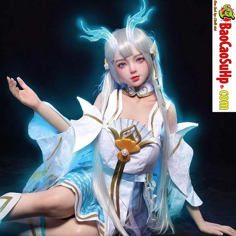 Anime Tieu Long Silicone Head TPE Body Love Doll 159cm — hình 2