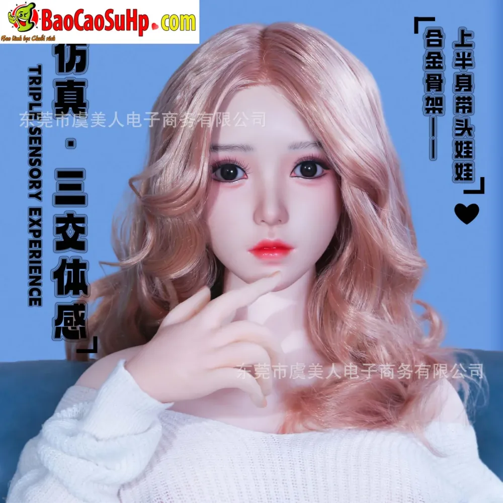 Aimee White Half Body Sex Doll 20kg Realistic Male Relief — hình 2