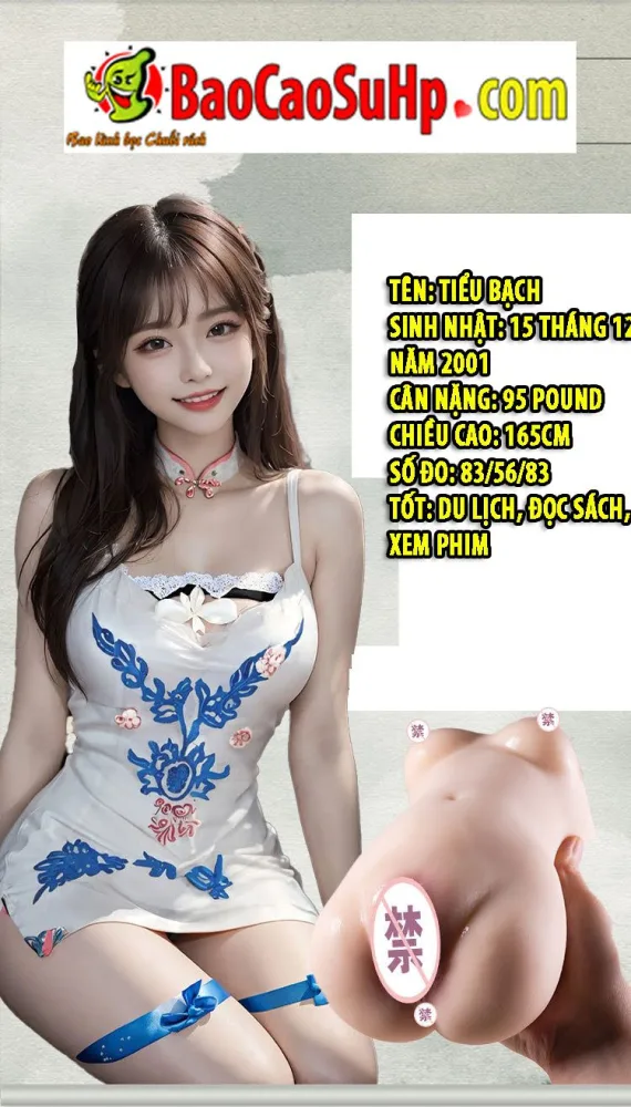 COC Tinus 1.5kg Handheld Full-Body Soft Vibrating Half Doll — hình 7