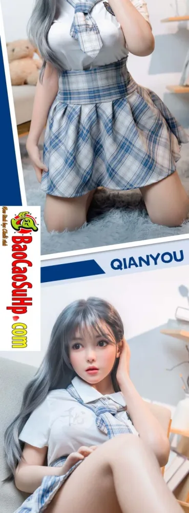 Bao Ngoc 1.58m Silicone Head Schoolgirl Realistic Doll — hình 7