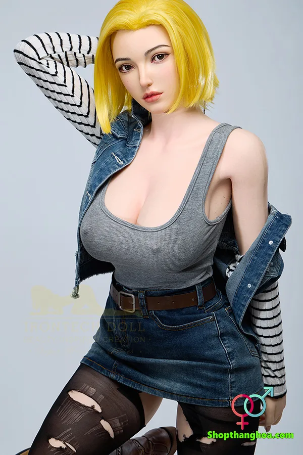 Cosplay Android 18 159cm S41 Joline Realistic Sex Doll — hình 15