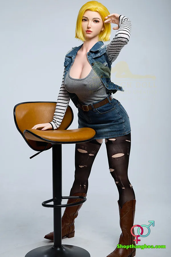 Cosplay Android 18 159cm S41 Joline Realistic Sex Doll — hình 12