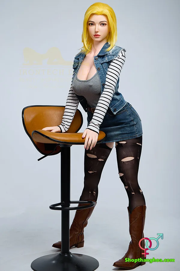 Cosplay Android 18 159cm S41 Joline Realistic Sex Doll — hình 9