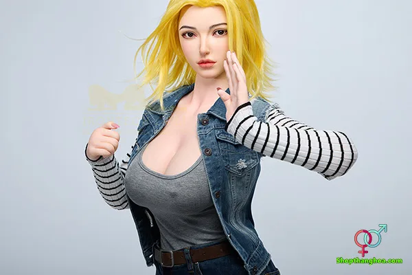Cosplay Android 18 159cm S41 Joline Realistic Sex Doll — hình 8
