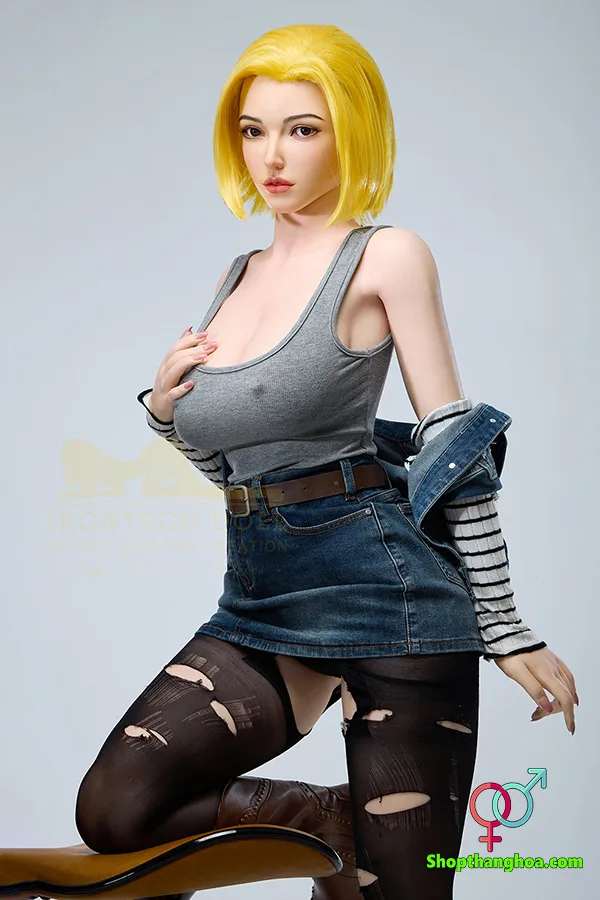 Cosplay Android 18 159cm S41 Joline Realistic Sex Doll — hình 16