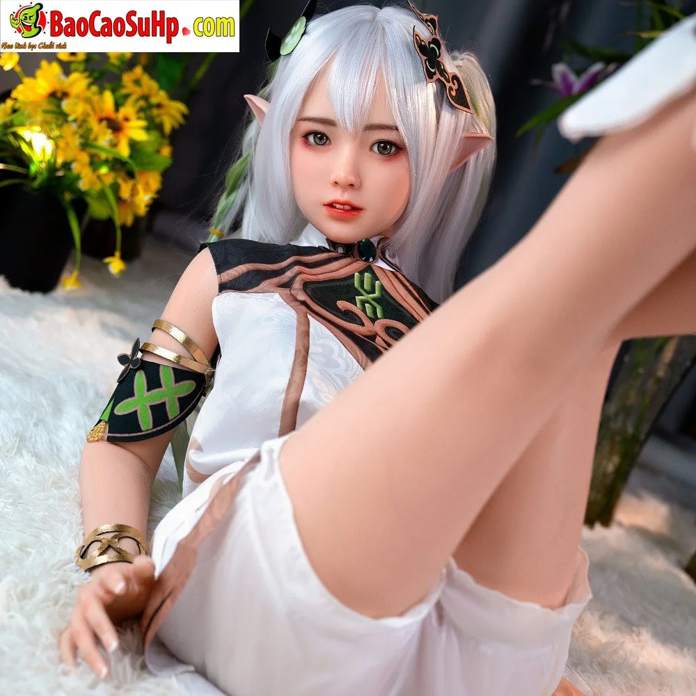 Elf Cosplay Silicone Love Doll 158cm Soft TPE Body — hình 2