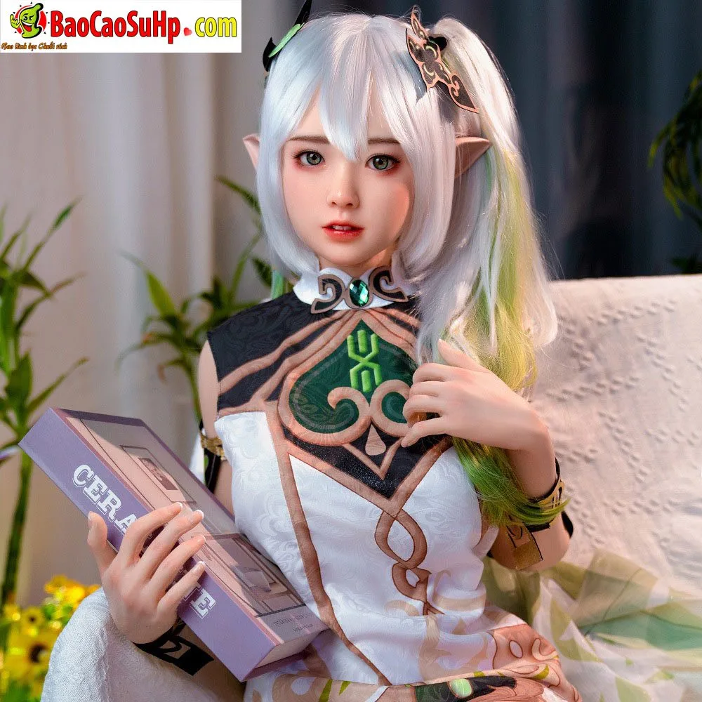 Elf Cosplay Silicone Love Doll 158cm Soft TPE Body — hình 5
