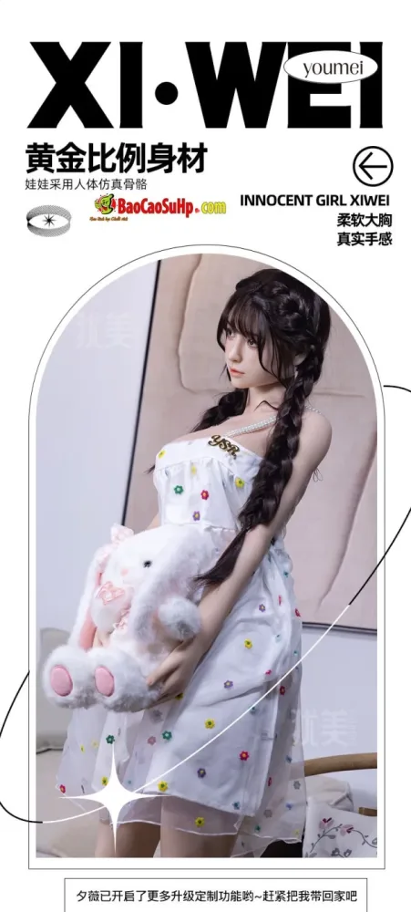 Diêm An 1m48 Full Silicone Hair Implant Slim TPE Realistic — hình 8