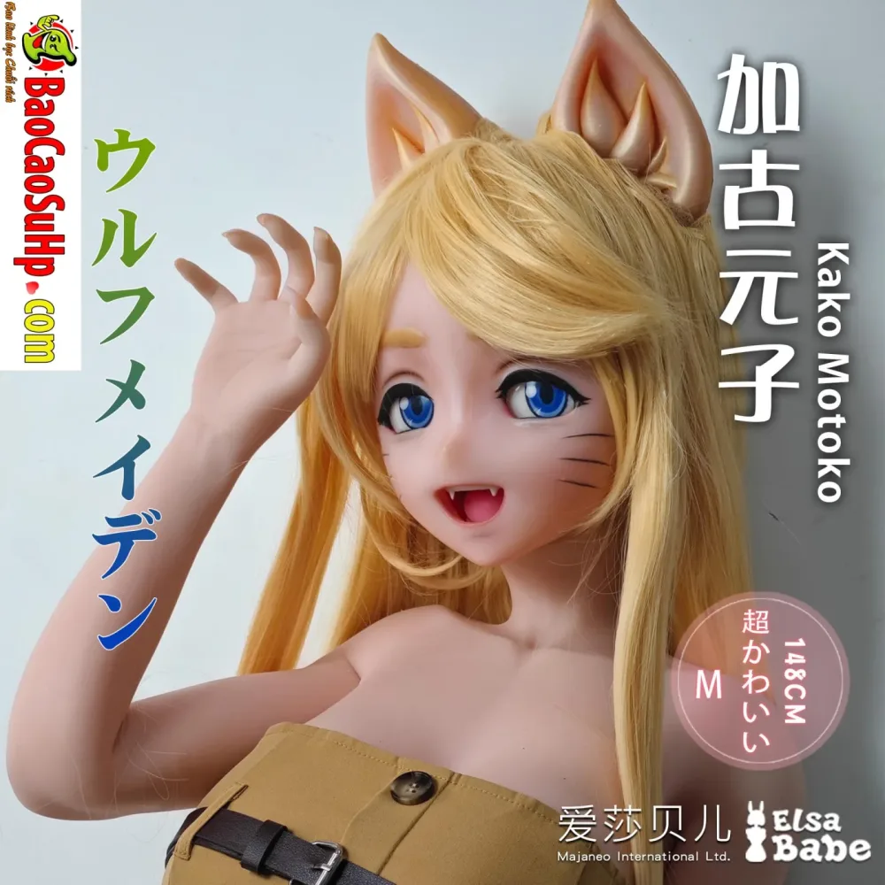 Full Anime Elsa Belle Kagu Motoko Sexy Love Doll 1m48 — hình 2
