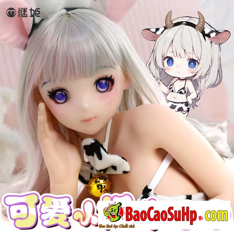 Hasuko Anime Style 65cm Pure Silicone Chibi Sex Doll — hình 3