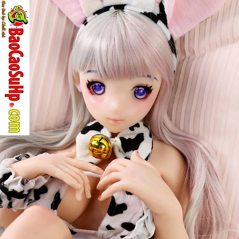 Hasuko Anime Style 65cm Pure Silicone Chibi Sex Doll — hình 4