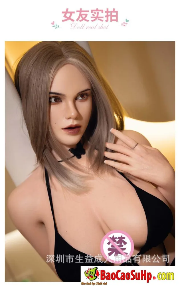 Winifred 1.66m Full Body Realistic Sex Doll Silicone Head — hình 11