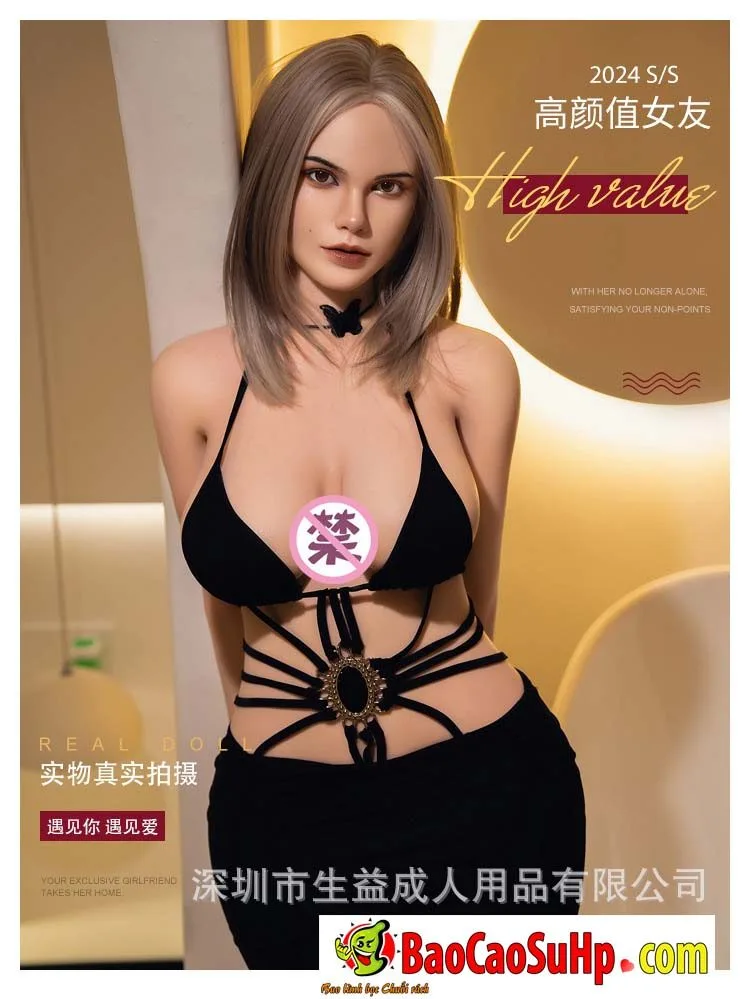Winifred 1.66m Full Body Realistic Sex Doll Silicone Head — hình 8