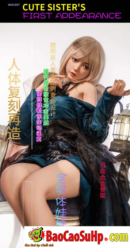 Ryota Loli 158cm Full-body Anime Love Doll with Realistic — hình 8