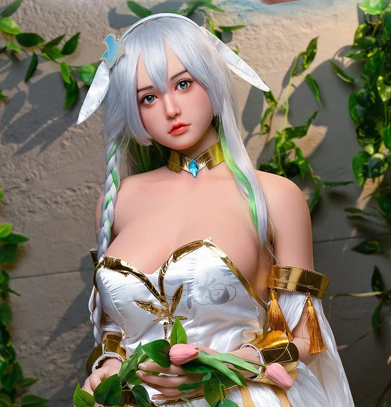 ELF Hayoon 1.58m Realistic Silicone Wigged Busty Love Doll — hình 8
