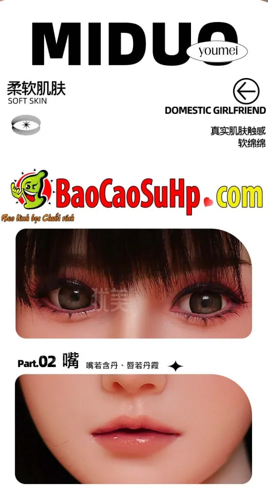 Full Silicone Hair Implant 158cm Realistic Sex Doll — hình 10