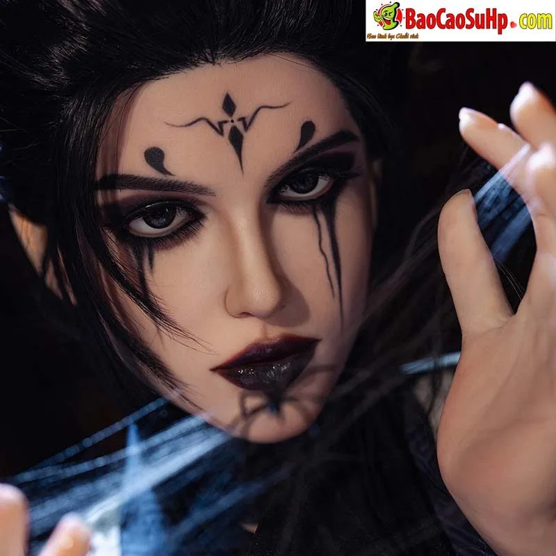 Black Spider Spirit Ling 164cm Full Silicone Sex Doll — hình 4