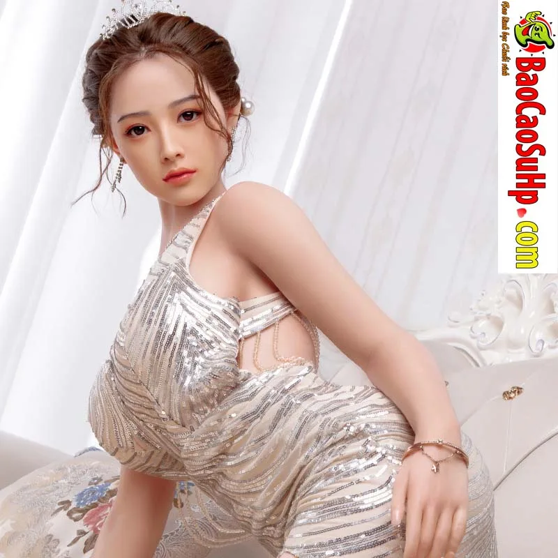 Full Body Silicone Love Doll 159cm Sexy Bride Realistic — hình 5