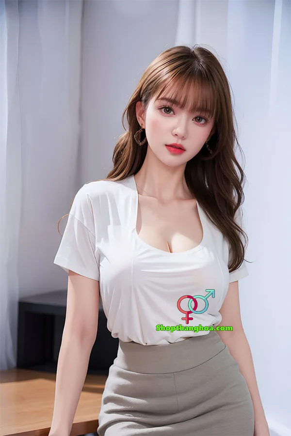 BBTD415 Sexy Secretary Love Doll 148cm-168cm — This exquisite lifelike doll captivates with its