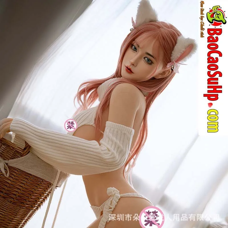 Pink Fox Lady 1.6m Sexy Realistic Love Doll — Striking Realism and Athletic Elegance