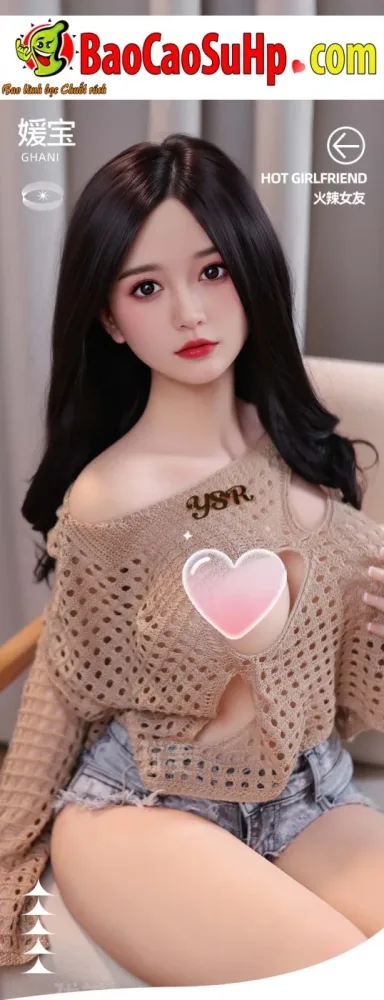 Asian Beauty Uyen Nhu 1.58m Full-Body Realistic Doll — hình 6