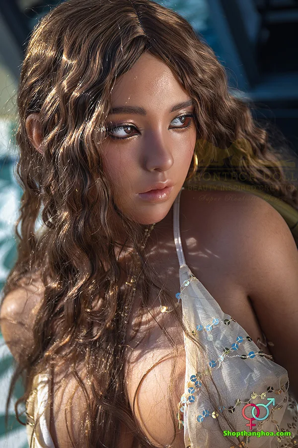 Irontech Eileen 164cm Curly Hair Realistic Sex Doll — hình 3