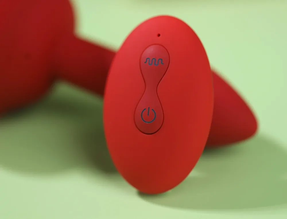 Butt Plug Flower 10 Mode Remote Silicone Anal Stimulator — Convenient Remote Control for Hands-Free Play