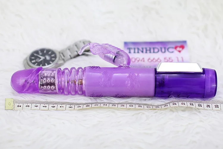 Butterfly LCD High-Tech Vibration & Thrusting Toy for Asian — Safe & Luxuriously Soft Material