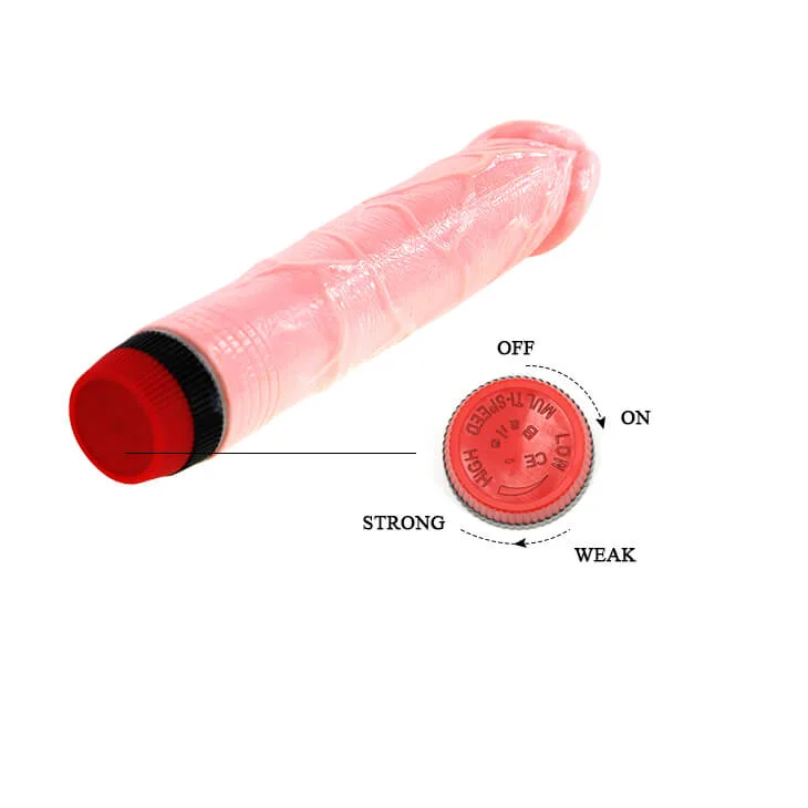 Realistic Strong Vibrating Silicone Dildo Adult Toy — hình 8