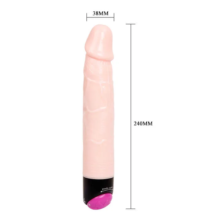 DV01H Silicone Rotating Vibrating Female Masturbator — hình 3