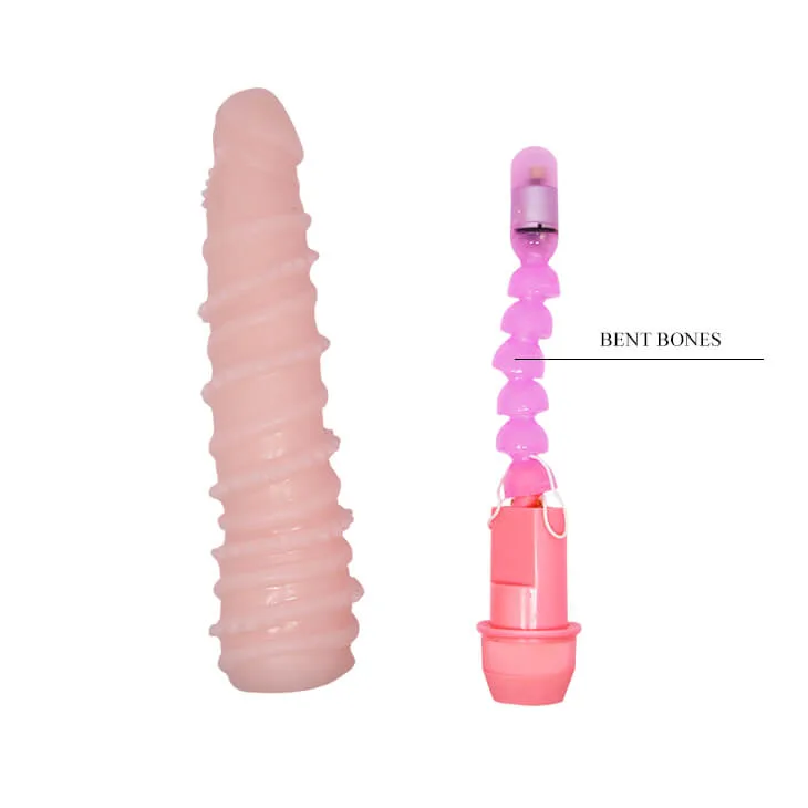 DV01B Silicone G-Spot Vibrating Spiked Female Masturbator — hình 10