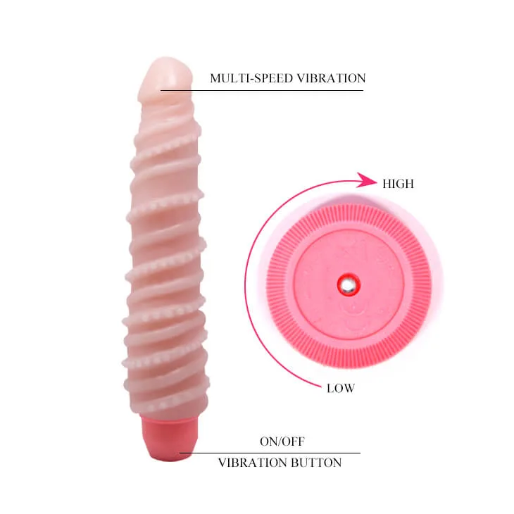 DV01B Silicone G-Spot Vibrating Spiked Female Masturbator — hình 8