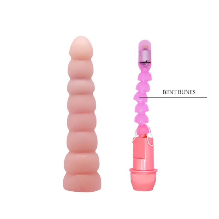 DV01E Soft Vibrating Discreet Dildo G-Spot Stimulation — hình 5