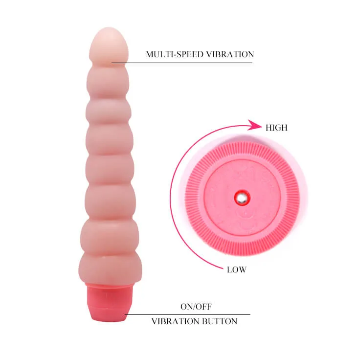 DV01E Soft Vibrating Discreet Dildo G-Spot Stimulation — hình 7