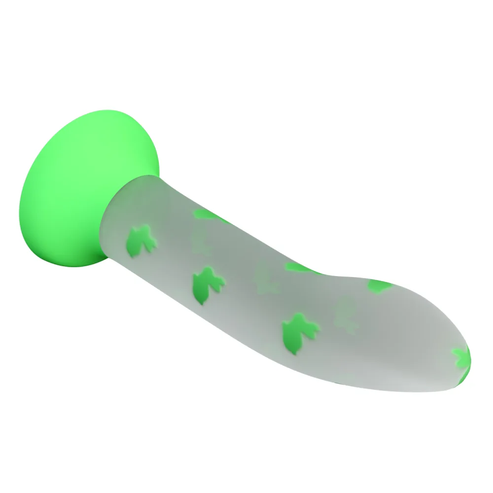 Magical Nightfall Glowing Silicone Dildo Waterproof Unique — hình 5