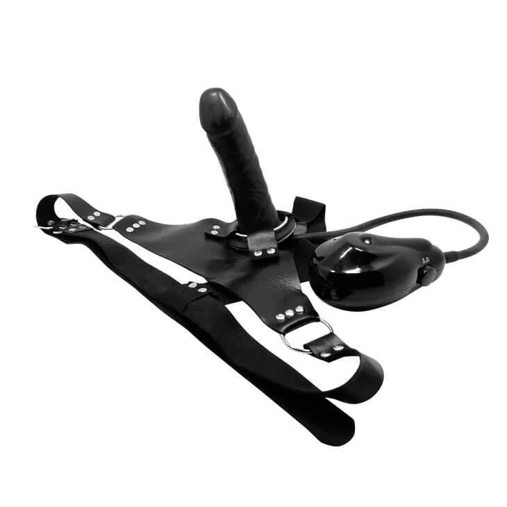 DV013D Automatic Enlarging Vibrating Strap-On Masturbator — hình 8