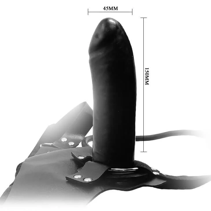 DV013D Automatic Enlarging Vibrating Strap-On Masturbator — hình 2