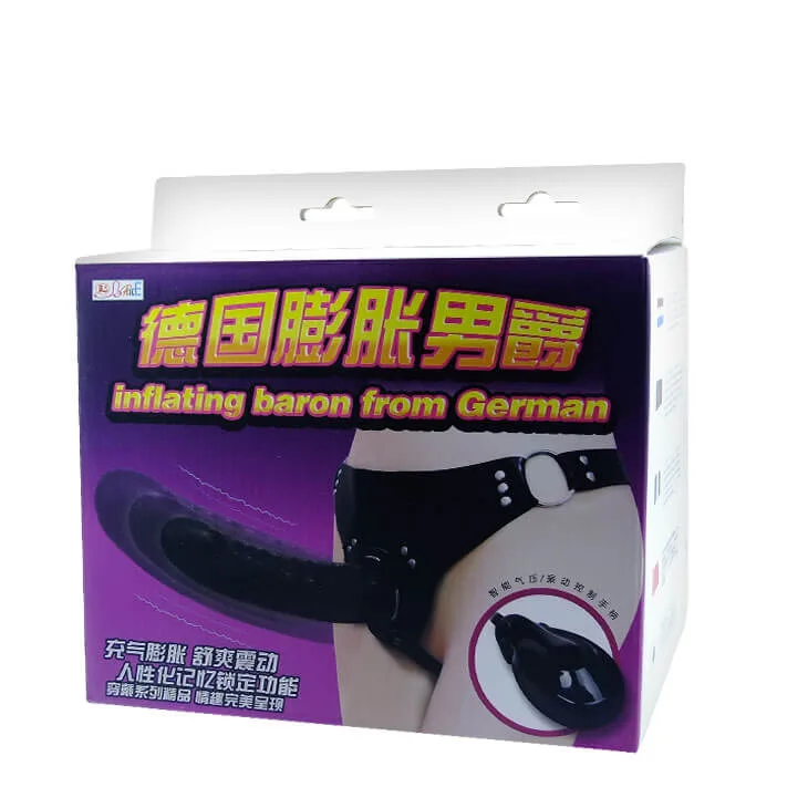 DV013D Automatic Enlarging Vibrating Strap-On Masturbator — hình 10