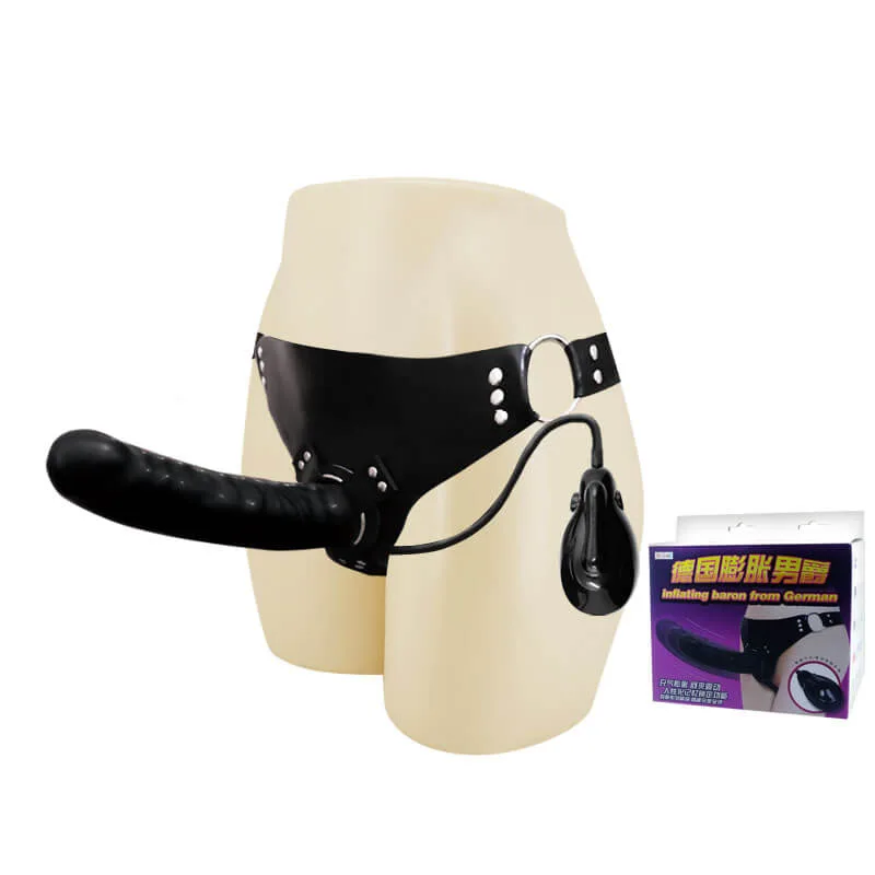 DV013D Automatic Enlarging Vibrating Strap-On Masturbator — hình 9