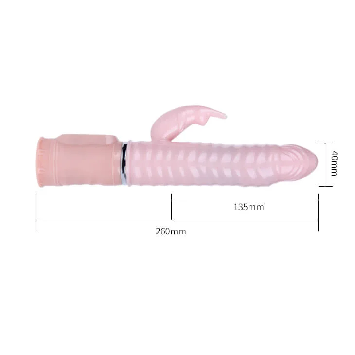 DV13 Heated Rotating Vibrator - Medical Grade Polymer, 48 C — Realistic Warmth and Sensual Design
