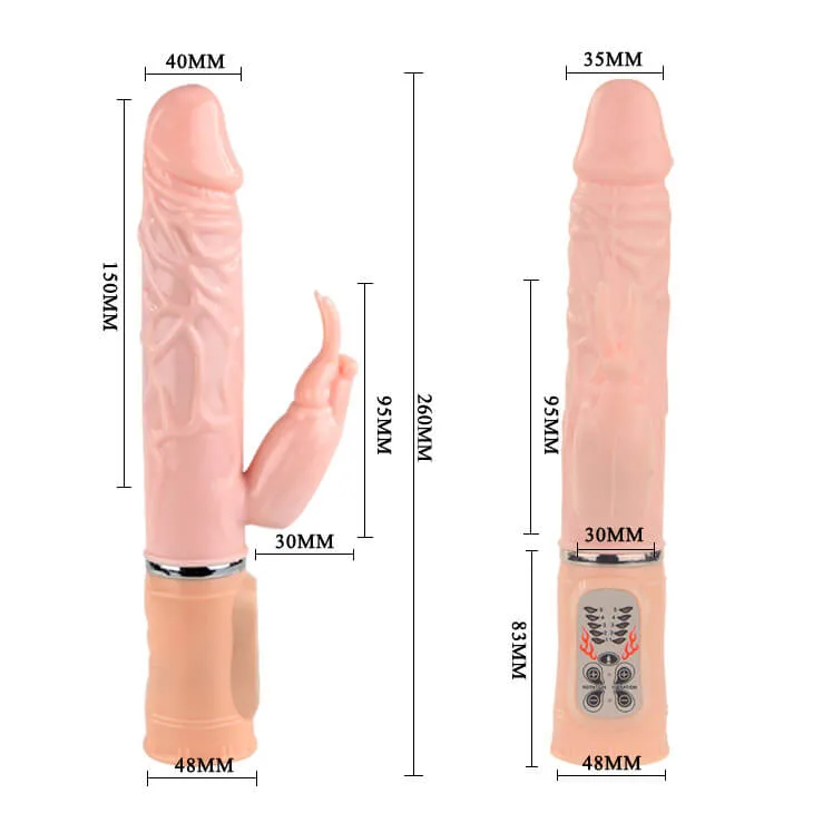 DV13B Female Silicone Dildo with Heat and Spin Function — Impressive Specifications for Maximum Satisfaction