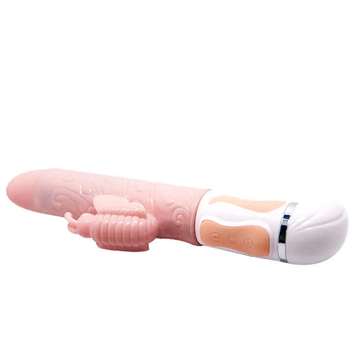 DV13D Soft Heated Vibrating Rotating Female Massager Toy — hình 5