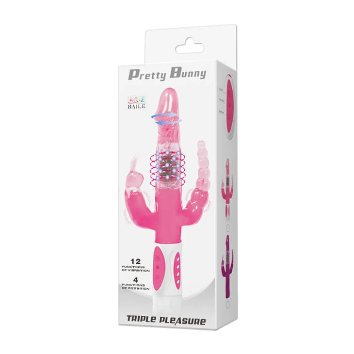 DV11A Dual Motor Rotating Vibrating Anal & Vaginal Toy — hình 4