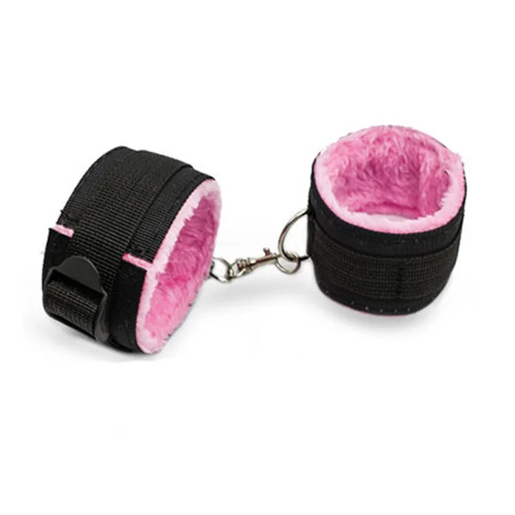 Padded Soft Handcuffs Couples Bondage Sex Toy Beginner — hình 3