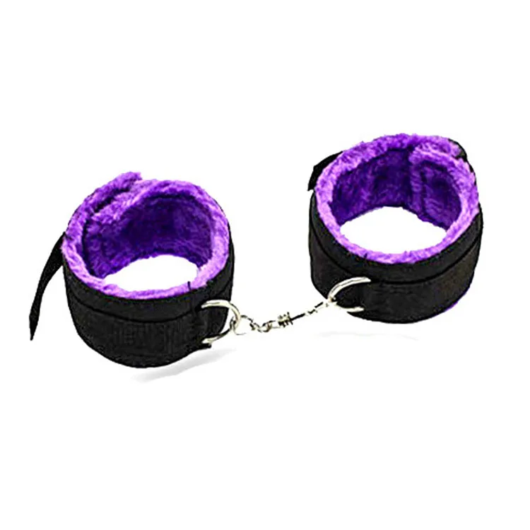 Padded Soft Handcuffs Couples Bondage Sex Toy Beginner — hình 4