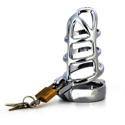Premium Metal Male Chastity Cage Durable Rust-proof — hình 2
