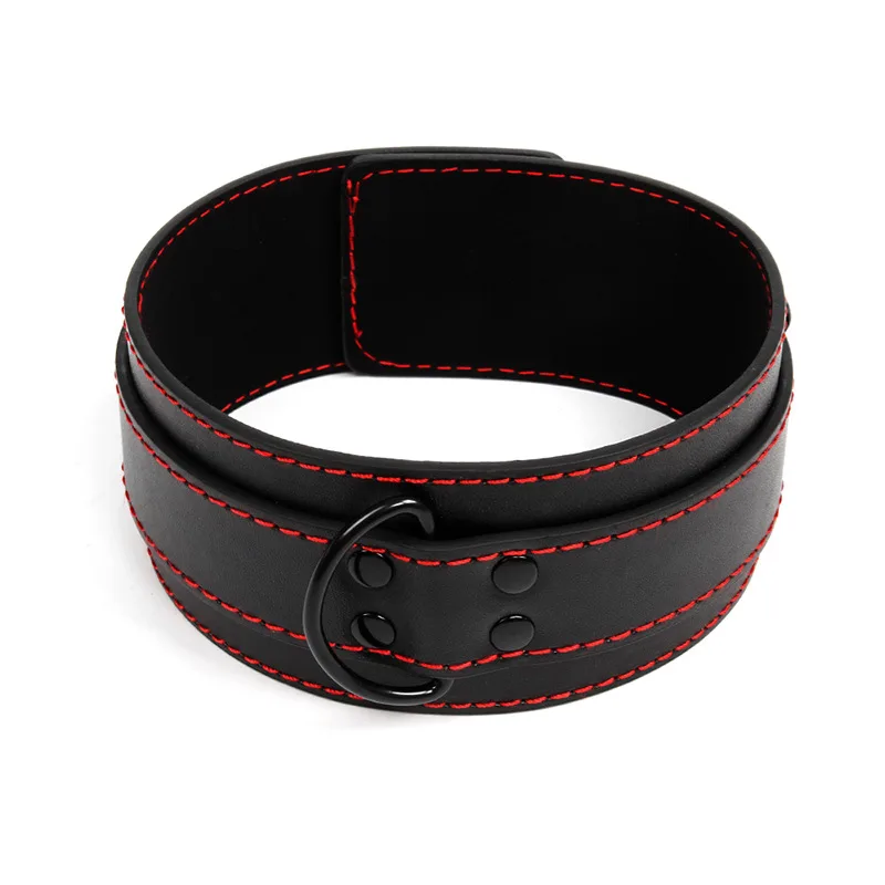 SM Set Leather Collar Chain Enhance Intense Pleasure — hình 6