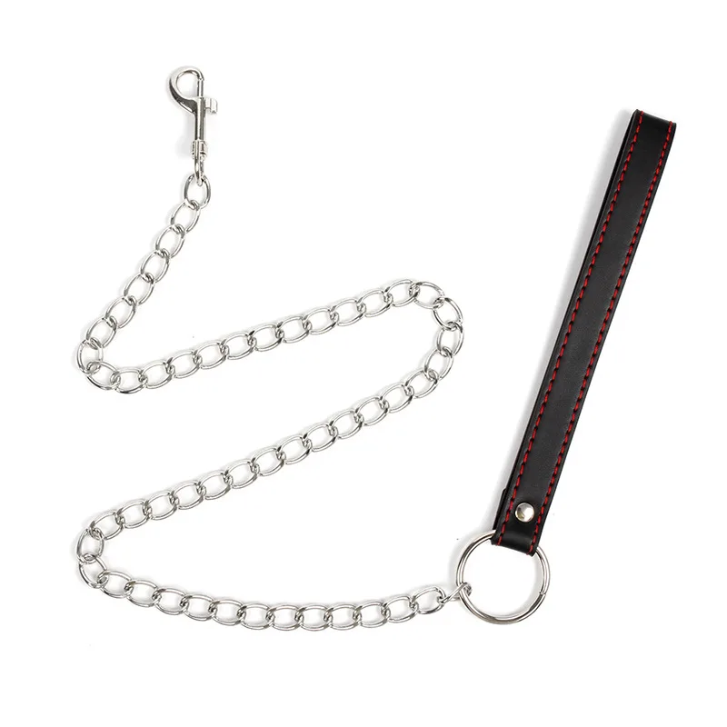 Leather Collar Bondage SM Sex Toy for Couples — hình 2