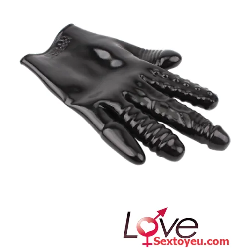 Chisa Blackmont 5-in-1 Textured Silicone Gloves for — hình 2